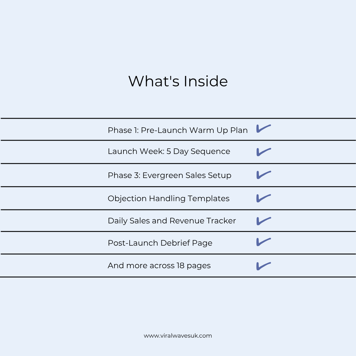 s3-digital-product-launch-planner-whats-inside.jpg Digital Product Launch Planner contents: 18 pages, 3 phases covering pre launch, launch week and evergreen