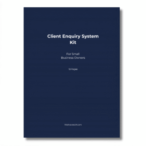 Client Enquiry System Kit printable PDF, client enquiry form template UK