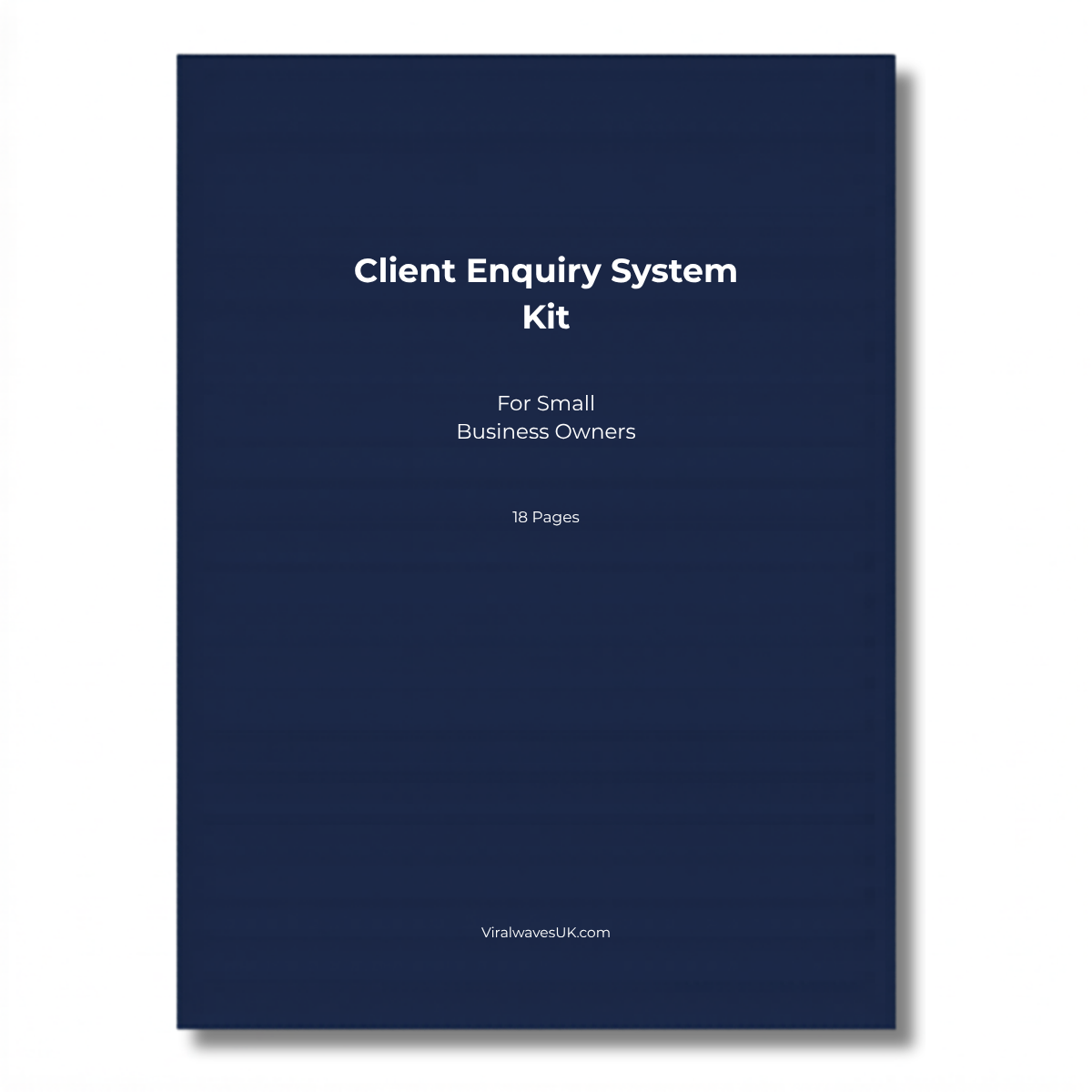 p5-client-enquiry-system-kit-cover-uk.jpg Client Enquiry System Kit printable PDF, client enquiry form template UK